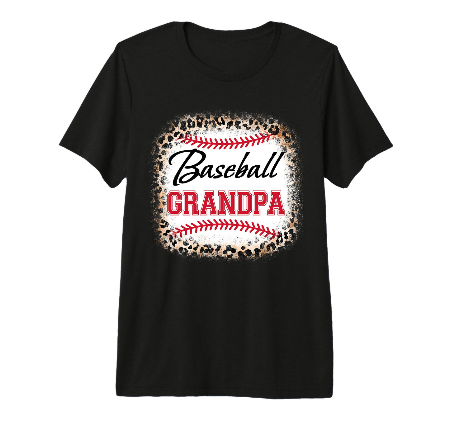 Baseball Grandpa Dad Papa Fathers Day Tri T-Shirt - Trendy Graphic Unisex - T-Shirt, Sweatshirt, Hoodie