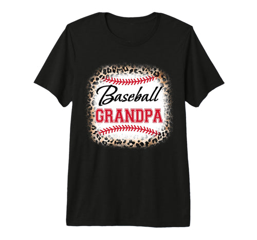 Baseball Grandpa Dad Papa Fathers Day Tri T-Shirt - Trendy Graphic Unisex - T-Shirt, Sweatshirt, Hoodie