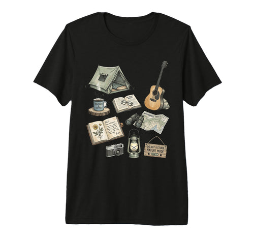 Solo Nature Camping Journal Forest T-Shirt - Aesthetic Graphic Men Women - T-Shirt, Sweatshirt, Hoodie