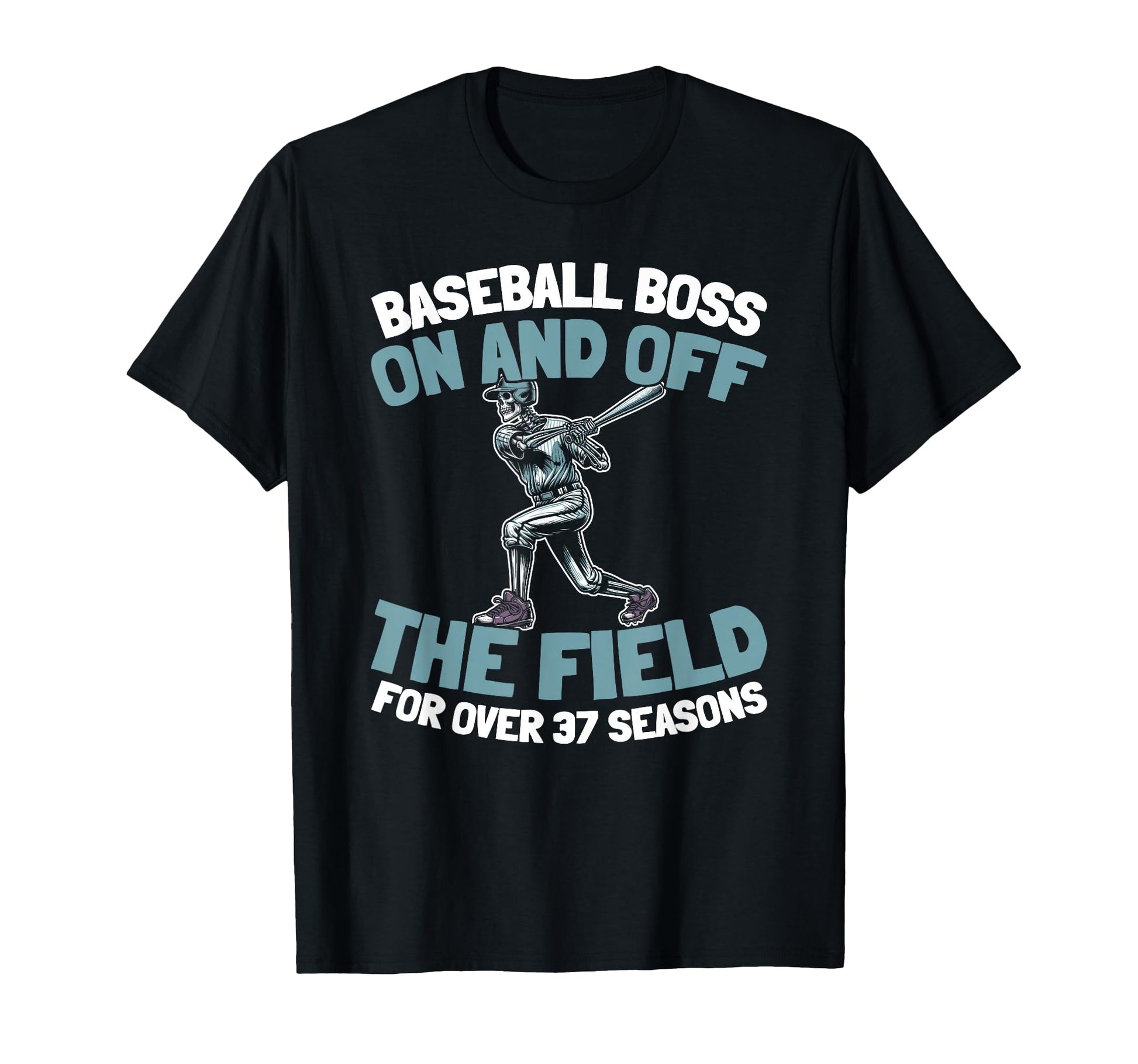 37 Years Old Baseballer Baseball T-Shirt - Unique Graphic for Adults - T-Shirt, Sweatshirt, Hoodie