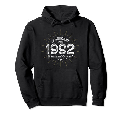 Legendary Since 1992 Birth Year Hoodie - Streetwear Style Men Women - T-Shirt, Sweatshirt, Hoodie