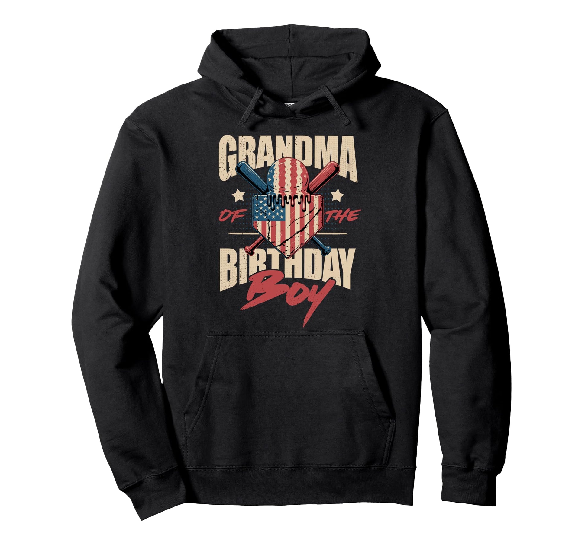 Grandma Birthday Matching Baseball Hoodie - Fun Novelty Design Unisex - T-Shirt, Sweatshirt, Hoodie