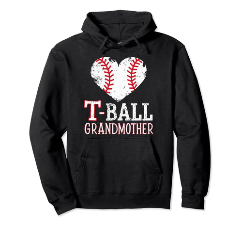 Baseball Grandma Grandmother Granny Hoodie - Trendy Graphic Men Women - T-Shirt, Sweatshirt, Hoodie