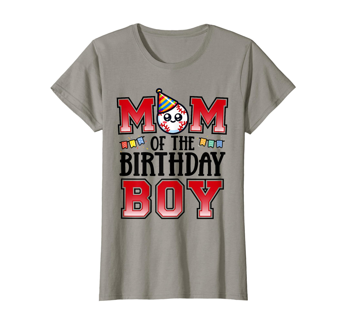 Womens Mom Birthday Baseball Party T-Shirt - Streetwear Style Unisex - T-Shirt, Sweatshirt, Hoodie