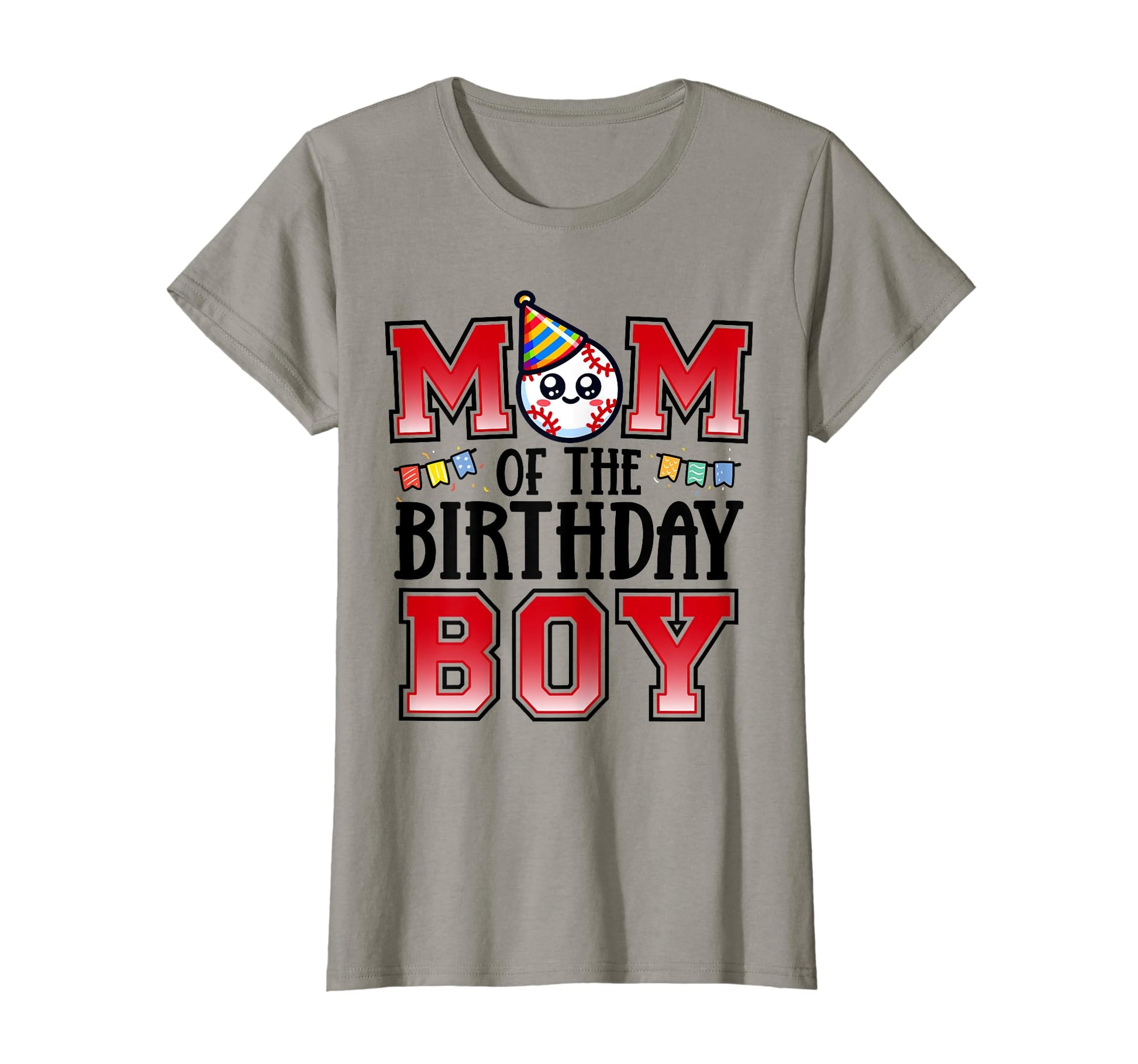 Womens Mom Birthday Baseball Party T-Shirt - Streetwear Style Unisex - T-Shirt, Sweatshirt, Hoodie