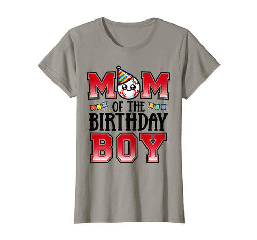 Womens Mom Birthday Baseball Party T-Shirt - Streetwear Style Unisex - T-Shirt, Sweatshirt, Hoodie