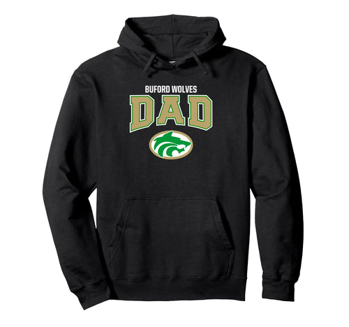 Buford Wolves Logo Dad Hs Hoodie - Minimalist Print Men Women - T-Shirt, Sweatshirt, Hoodie
