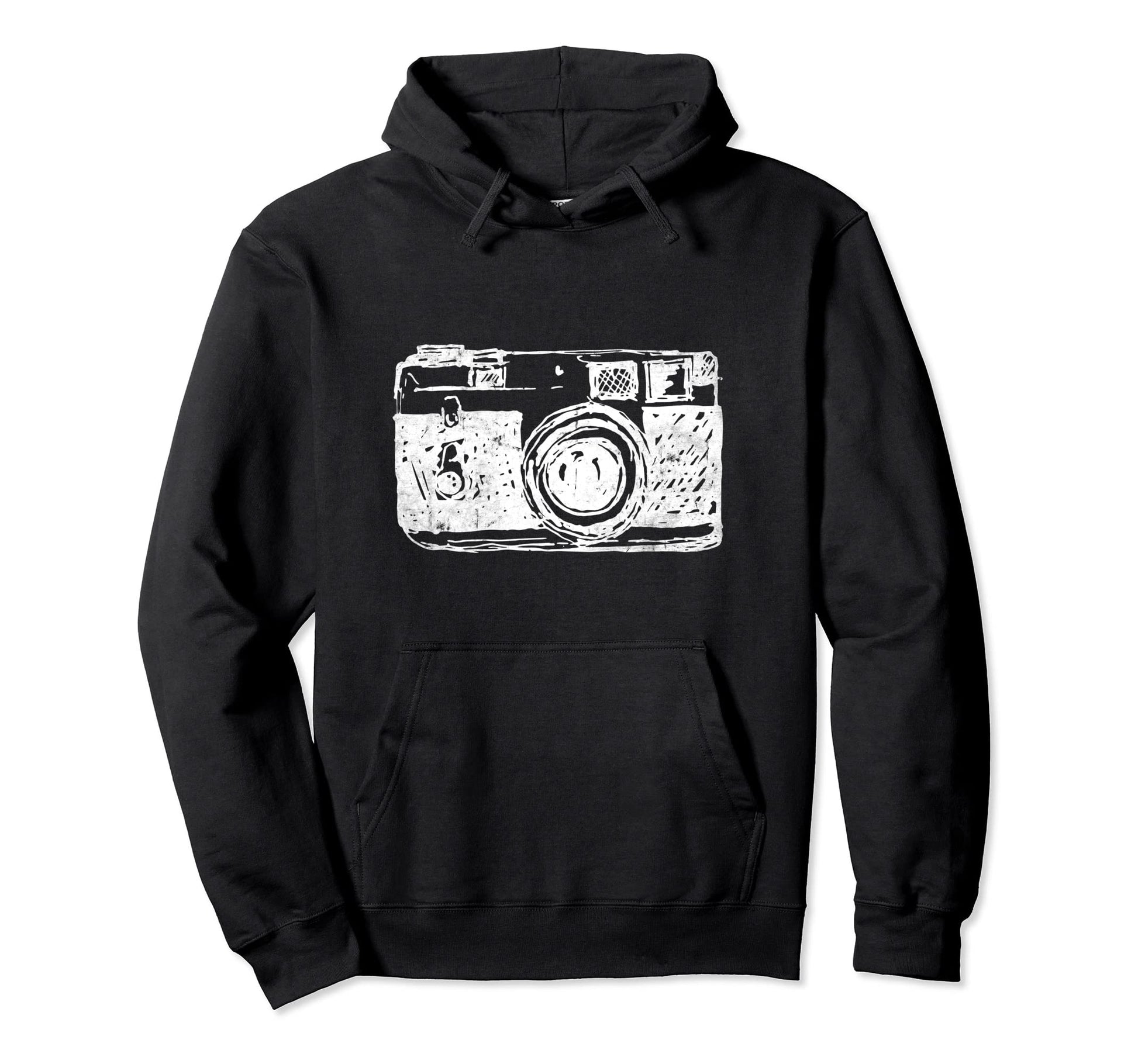 Kawaii Camera Funny Photographer Hoodie - Casual Everyday Wear Unisex - T-Shirt, Sweatshirt, Hoodie