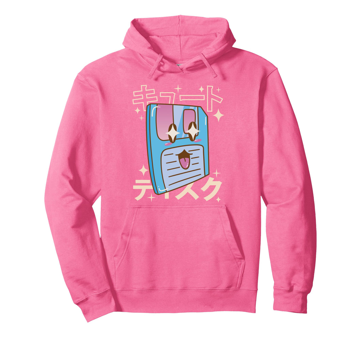 Kawaii Floppy Disk 90S Tech Anime Hoodie - Casual Everyday Wear for Adults - T-Shirt, Sweatshirt, Hoodie
