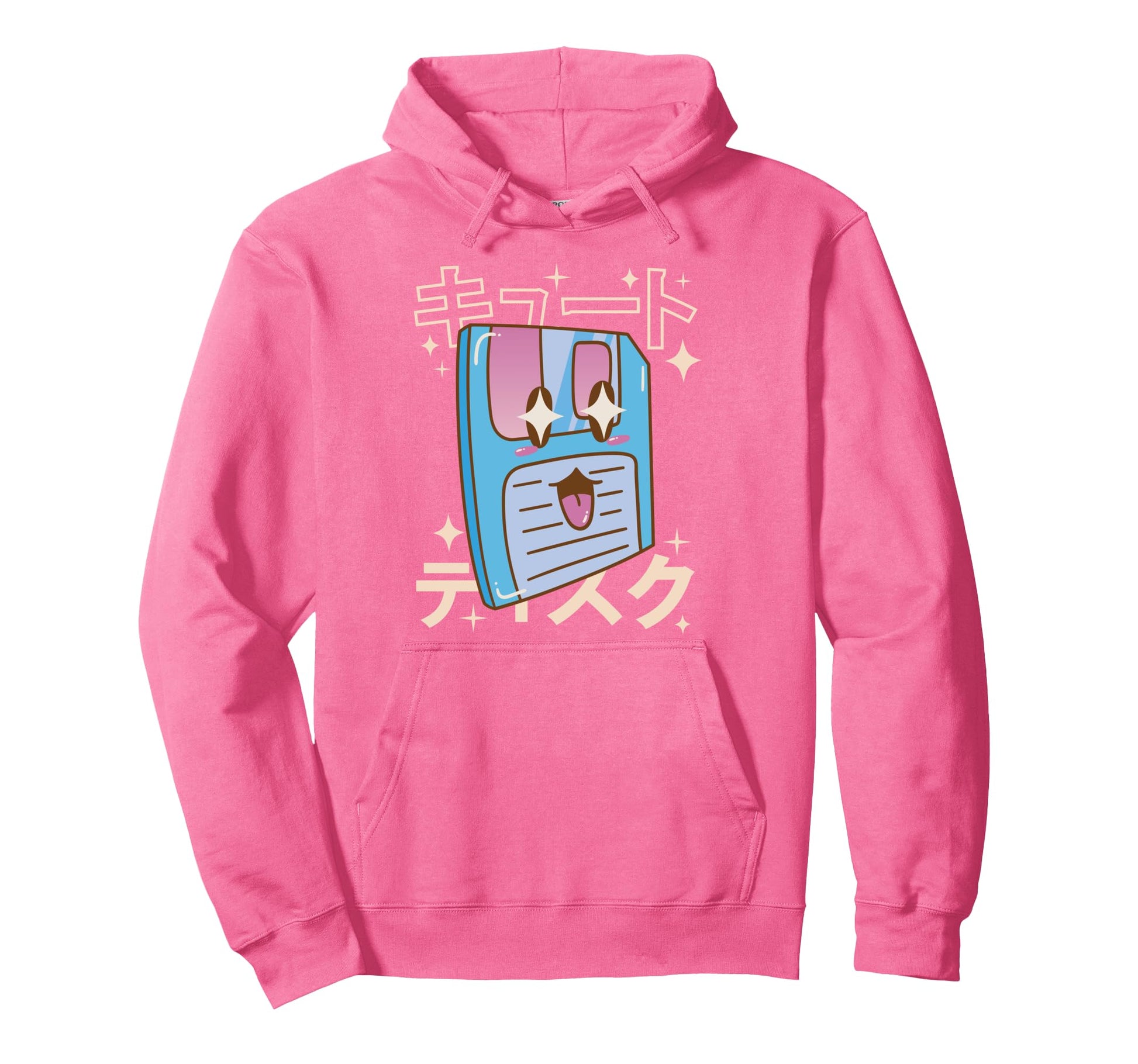 Kawaii Floppy Disk 90S Tech Anime Hoodie - Casual Everyday Wear for Adults - T-Shirt, Sweatshirt, Hoodie