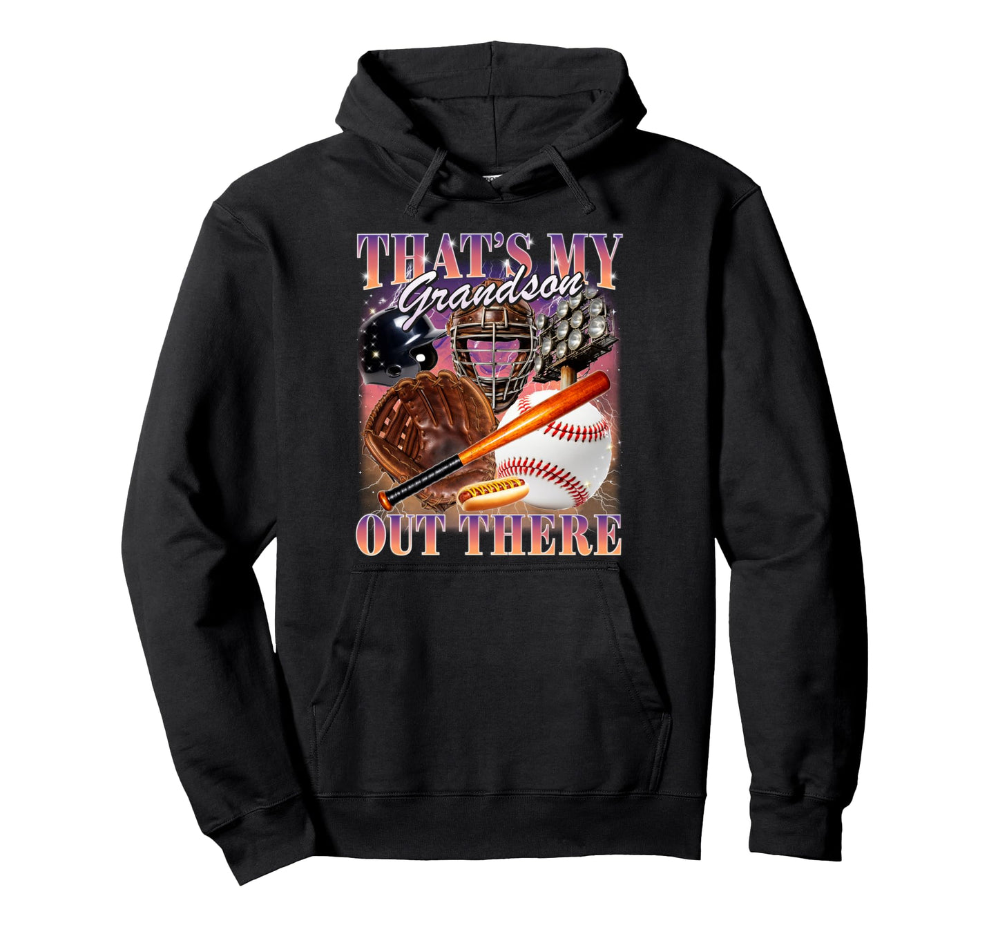 Thats My Grandson Out There 90S Hoodie - Aesthetic Graphic for Adults - T-Shirt, Sweatshirt, Hoodie