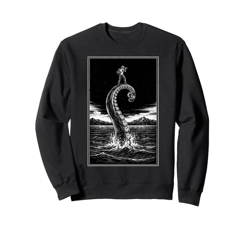 Photographer Octopus Moon Camera Sweatshirt - Streetwear Style Men Women - T-Shirt, Sweatshirt, Hoodie