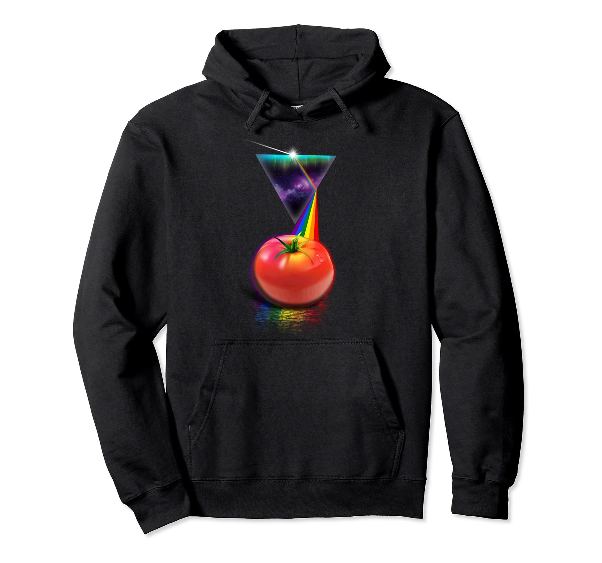 Prism Tomato Hoodie - Unique Graphic Unisex - T-Shirt, Sweatshirt, Hoodie