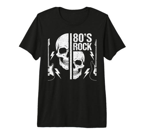 80S Rock N Roll Skeleto Rock Music T-Shirt - Streetwear Style Unisex - T-Shirt, Sweatshirt, Hoodie
