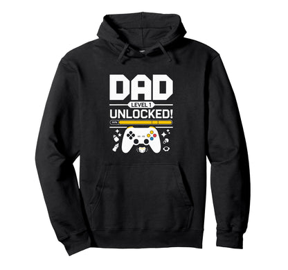 Gamer 1St Fathers Day Dad Gaming First Hoodie - Novelty Apparel Men Women - T-Shirt, Sweatshirt, Hoodie
