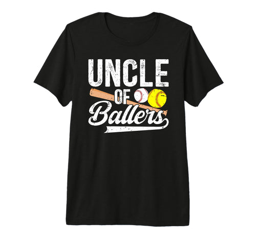Mens Uncle Ballers Baseball Softball T-Shirt - Novelty Apparel Unisex - T-Shirt, Sweatshirt, Hoodie