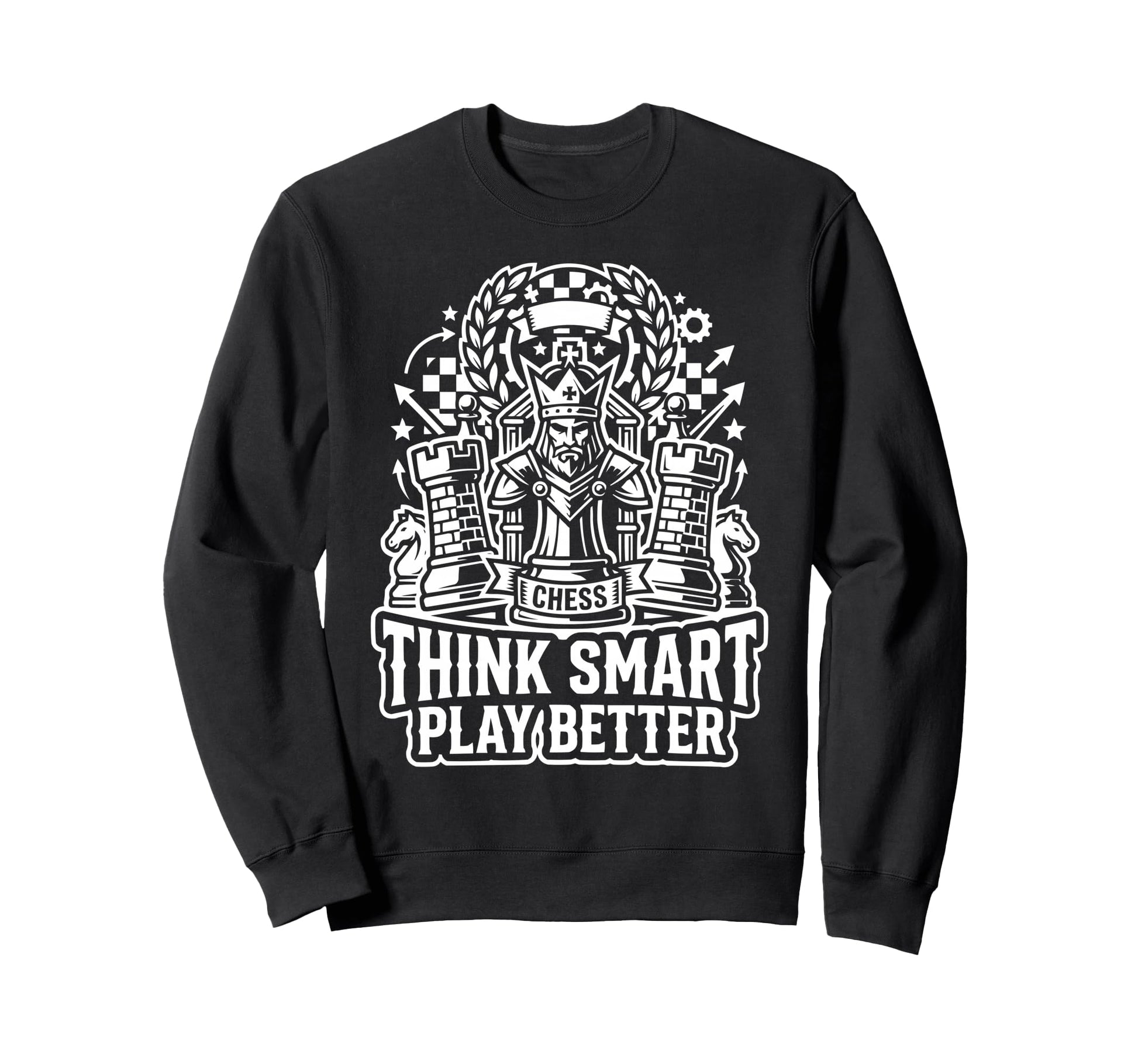 Chess Dad Board Game Daddy Sweatshirt - Casual Everyday Wear Men Women - T-Shirt, Sweatshirt, Hoodie