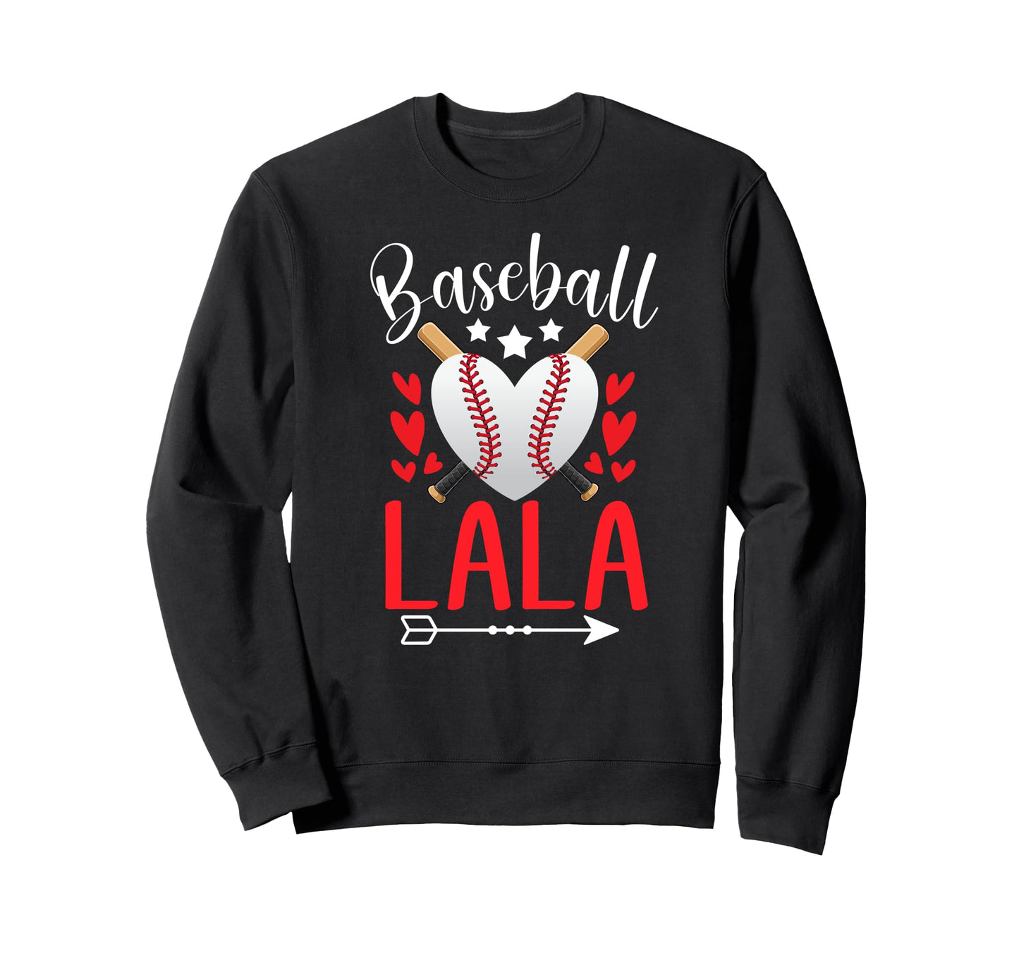 Baseball Lala Grandma Lala Sweatshirt - Novelty Apparel for Adults - T-Shirt, Sweatshirt, Hoodie