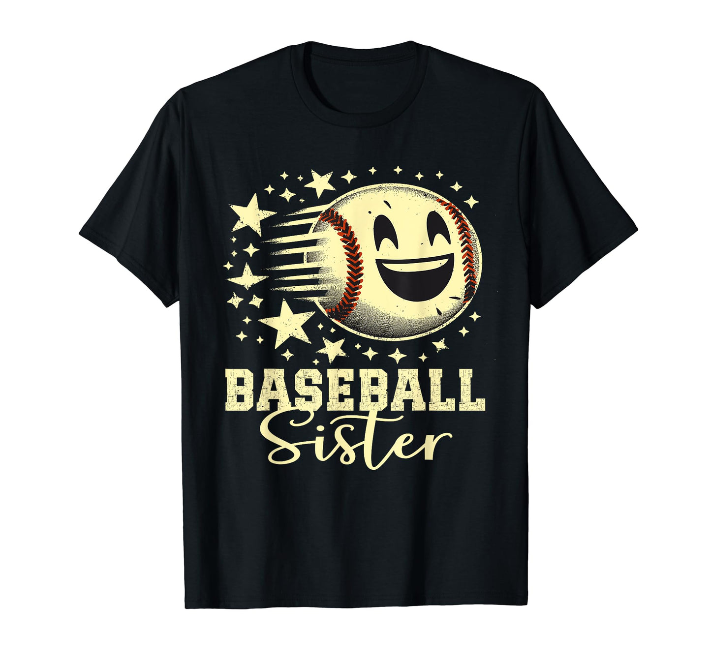 Baseball Sister Funny Player Baseball Lover T-Shirt - Unique Graphic Unisex - T-Shirt, Sweatshirt, Hoodie