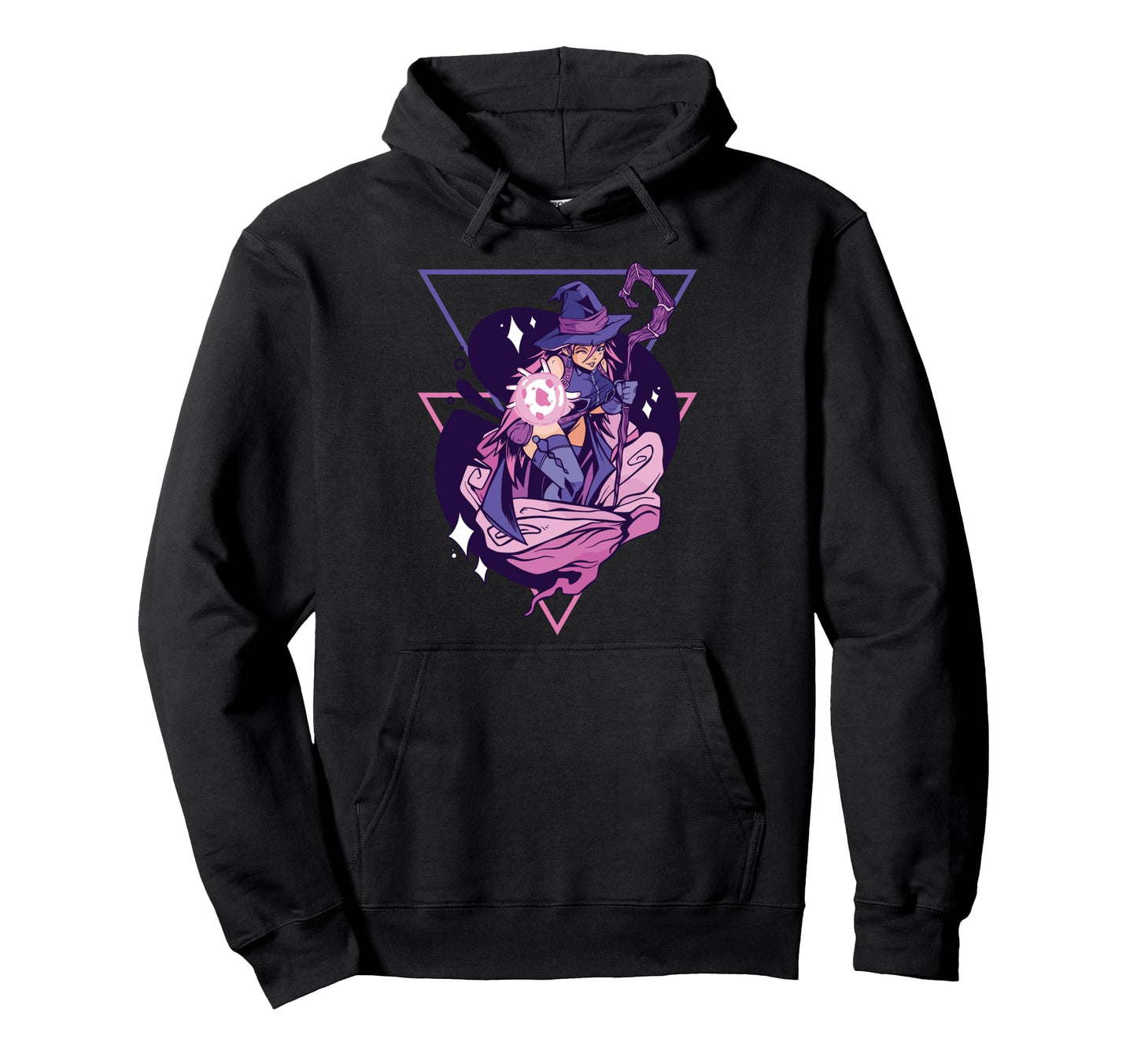 Anime Witch Japanese Aesthetics Otaku Hoodie - Novelty Apparel Unisex - T-Shirt, Sweatshirt, Hoodie