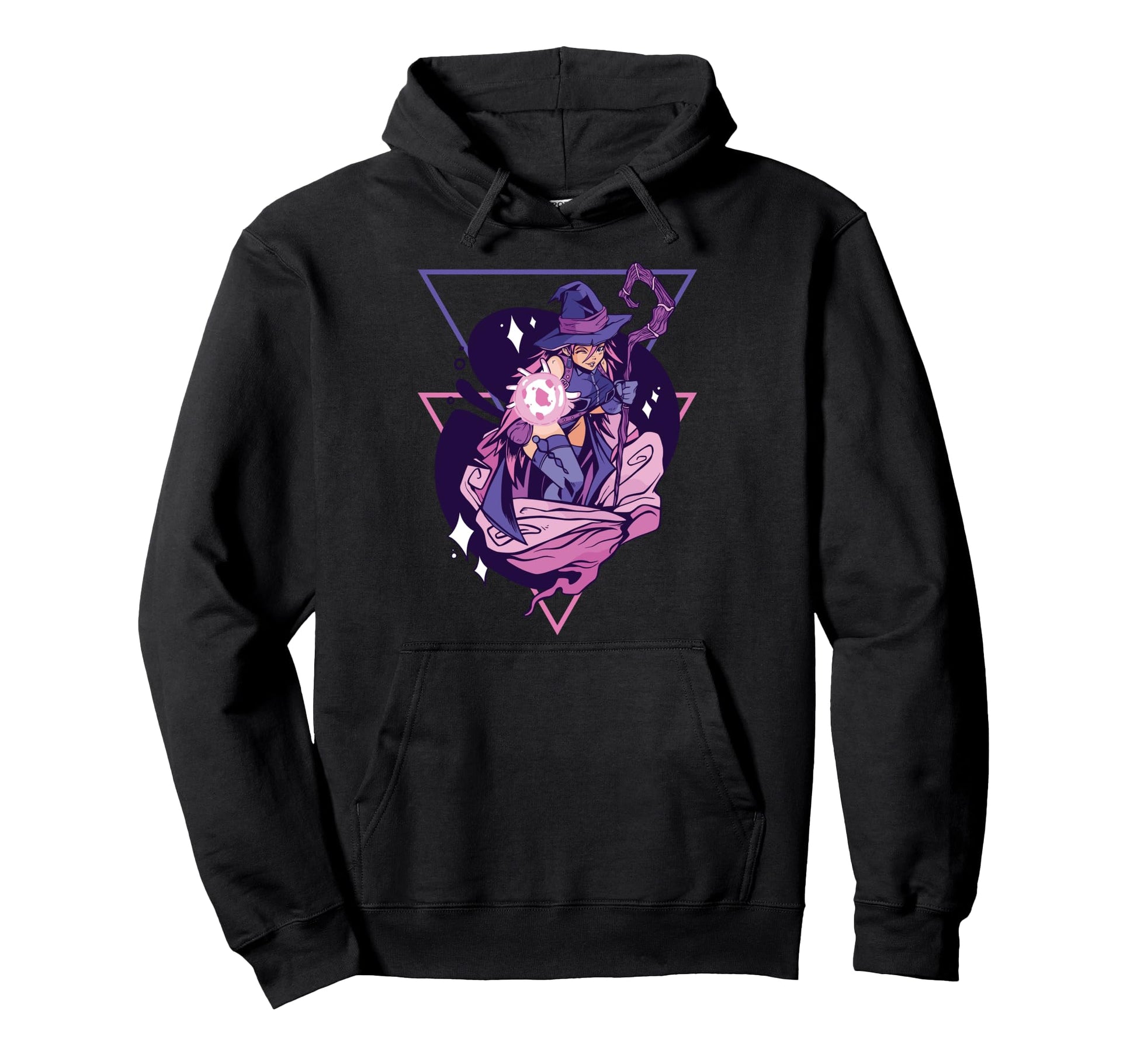 Anime Witch Japanese Aesthetics Otaku Hoodie - Novelty Apparel Unisex - T-Shirt, Sweatshirt, Hoodie