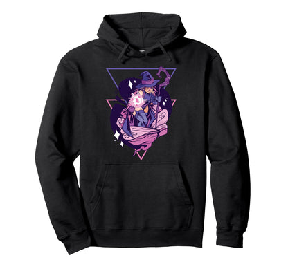 Anime Witch Japanese Aesthetics Otaku Hoodie - Novelty Apparel Unisex - T-Shirt, Sweatshirt, Hoodie