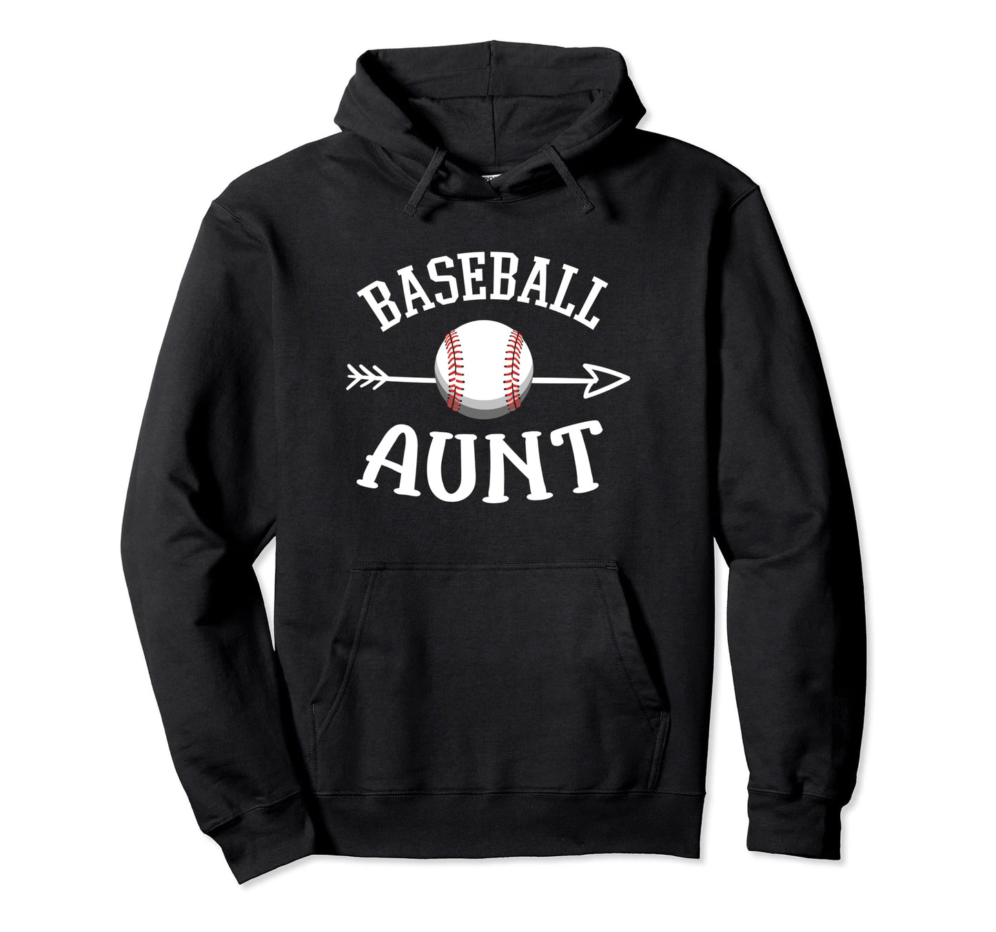 Baseball Aunt Auntie Hoodie - Streetwear Style Men Women - T-Shirt, Sweatshirt, Hoodie