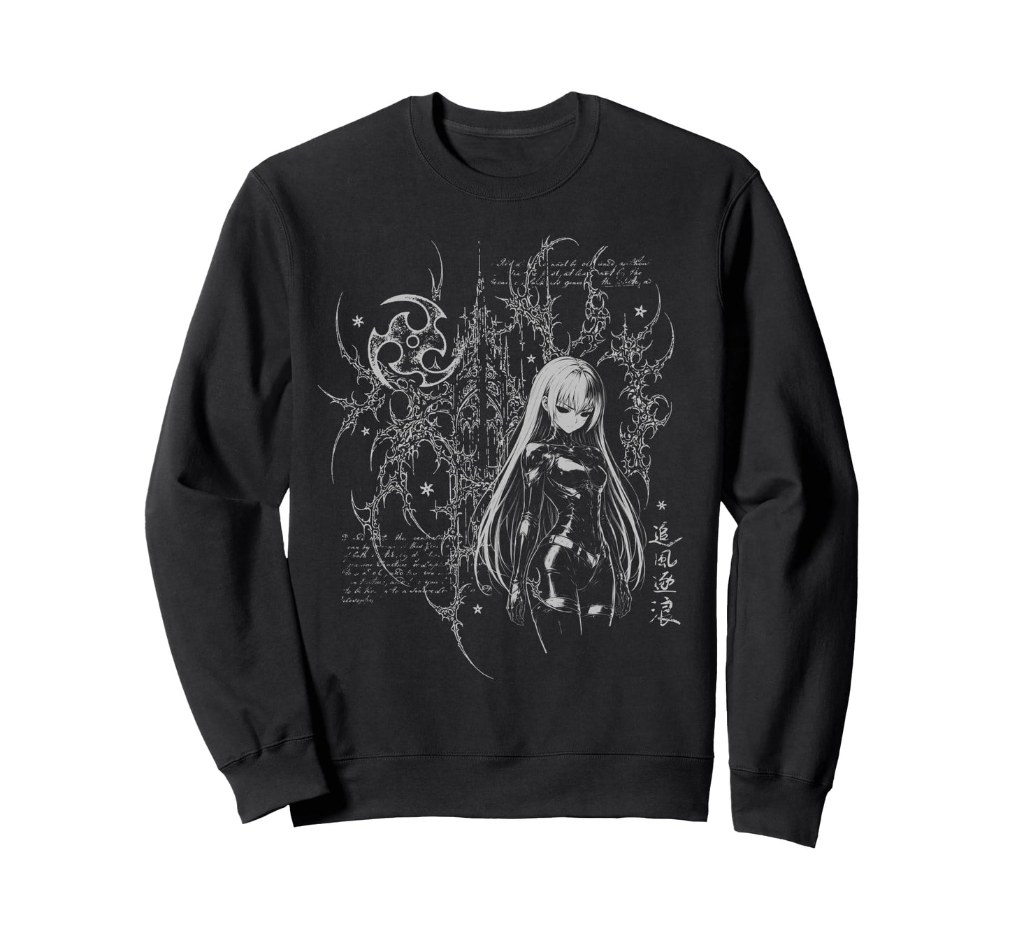 Y2K Grunge Anime Goth Alt Sigilism Sweatshirt - Aesthetic Graphic Unisex - T-Shirt, Sweatshirt, Hoodie
