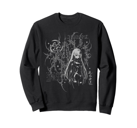 Y2K Grunge Anime Goth Alt Sigilism Sweatshirt - Aesthetic Graphic Unisex - T-Shirt, Sweatshirt, Hoodie