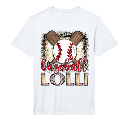 Baseball Lolli Leopard Proud Ball Lolli T-Shirt - Custom Art Print Unisex - T-Shirt, Sweatshirt, Hoodie