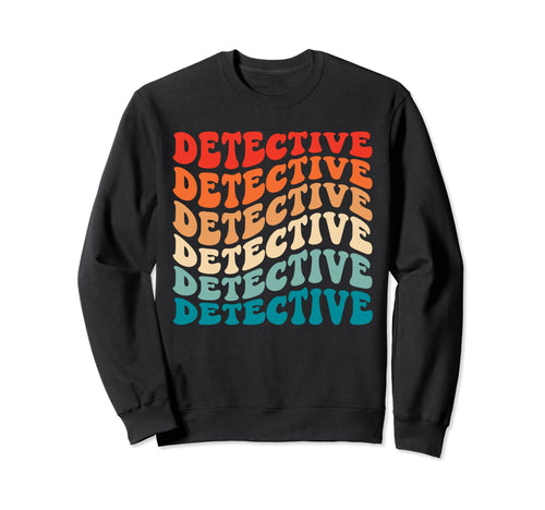 Groovy Detective Investigator 70S Sweatshirt - Custom Art Print for Adults - T-Shirt, Sweatshirt, Hoodie