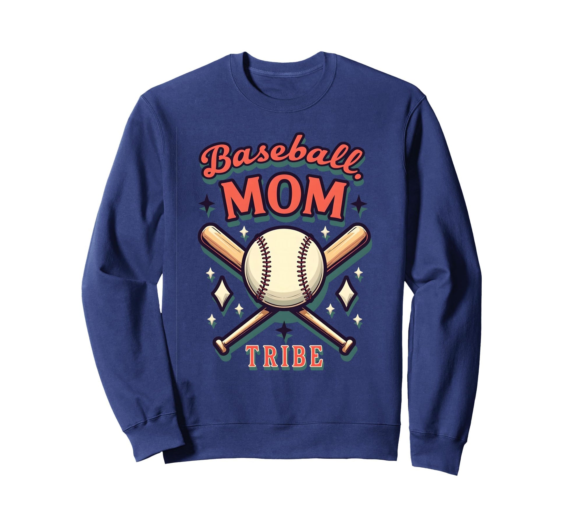 Baseball Mom Tribe Proud Sports Parent Sweatshirt - Minimalist Print Unisex - T-Shirt, Sweatshirt, Hoodie