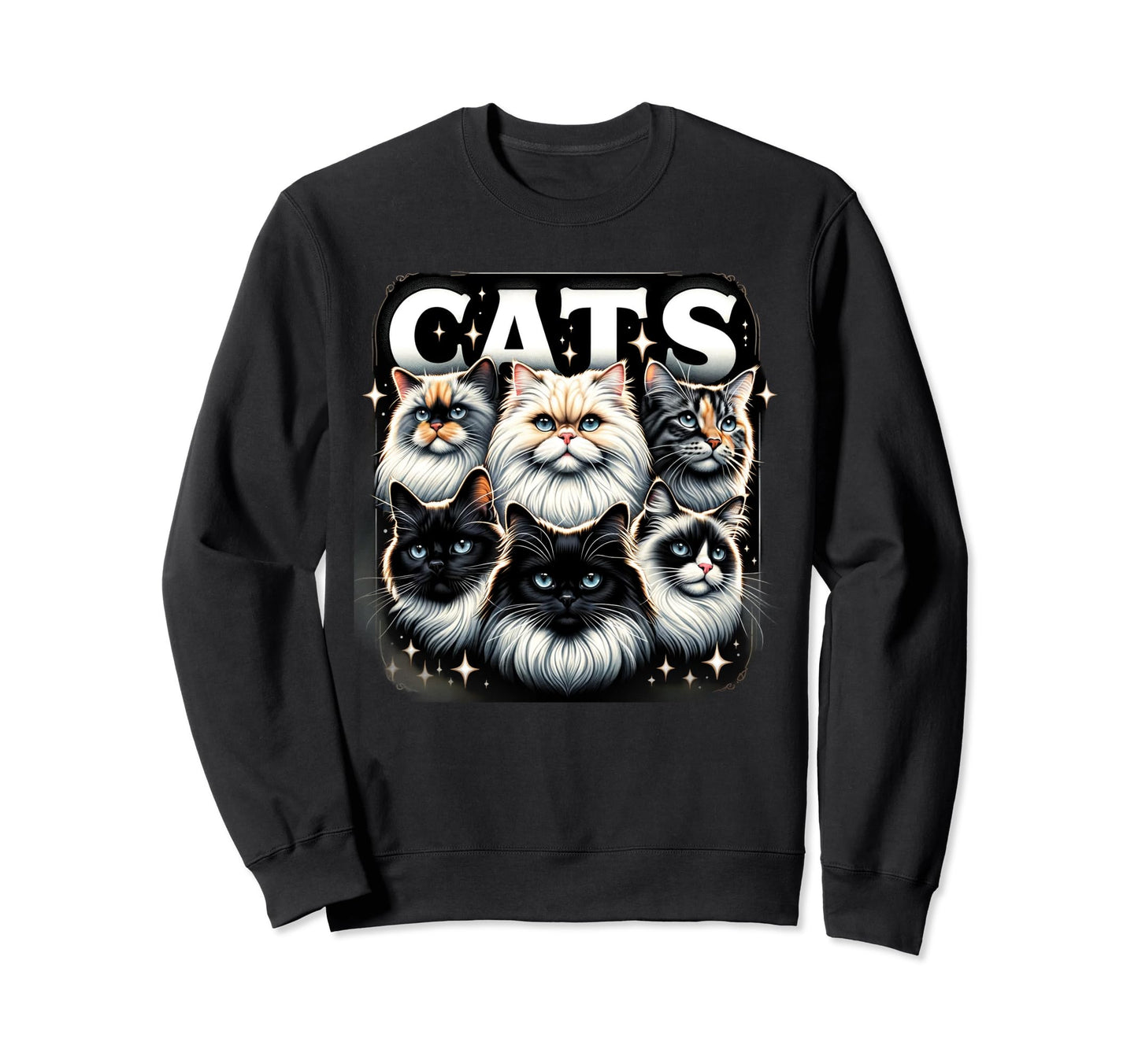 Cat Bootleg Grunge 90S Sweatshirt - Aesthetic Graphic Men Women - T-Shirt, Sweatshirt, Hoodie