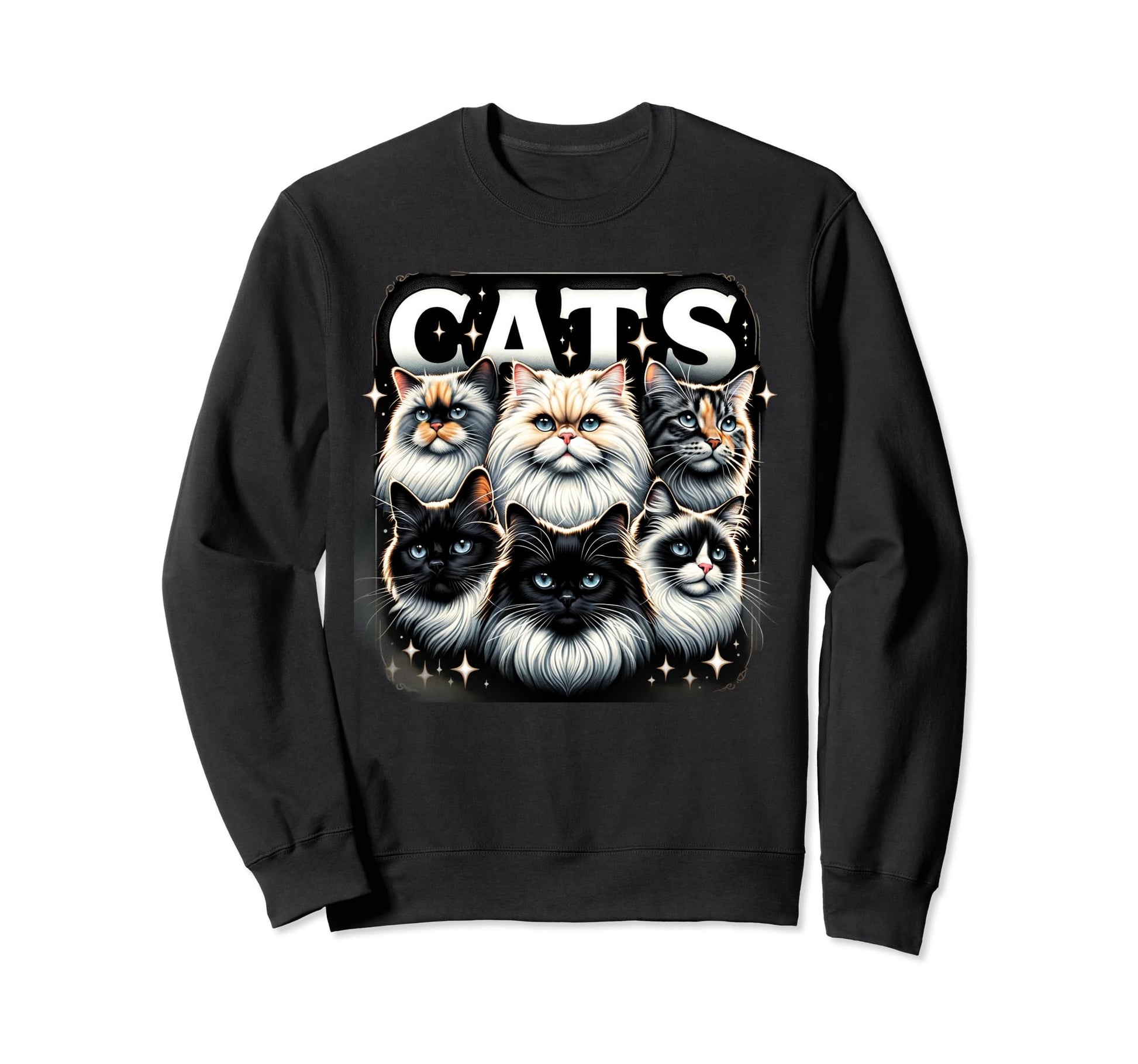 Cat Bootleg Grunge 90S Sweatshirt - Aesthetic Graphic Men Women - T-Shirt, Sweatshirt, Hoodie