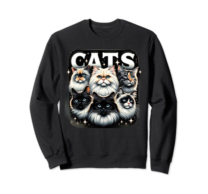 Cat Bootleg Grunge 90S Sweatshirt - Aesthetic Graphic Men Women - T-Shirt, Sweatshirt, Hoodie