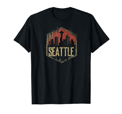 Seattle Grit 90S Grunge Urbandecay Mens T-Shirt - Unique Graphic Men Women - T-Shirt, Sweatshirt, Hoodie