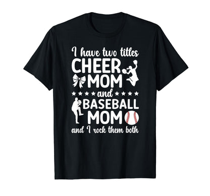Cheer Baseball Mom Baseball Player T-Shirt - Streetwear Style for Adults - T-Shirt, Sweatshirt, Hoodie