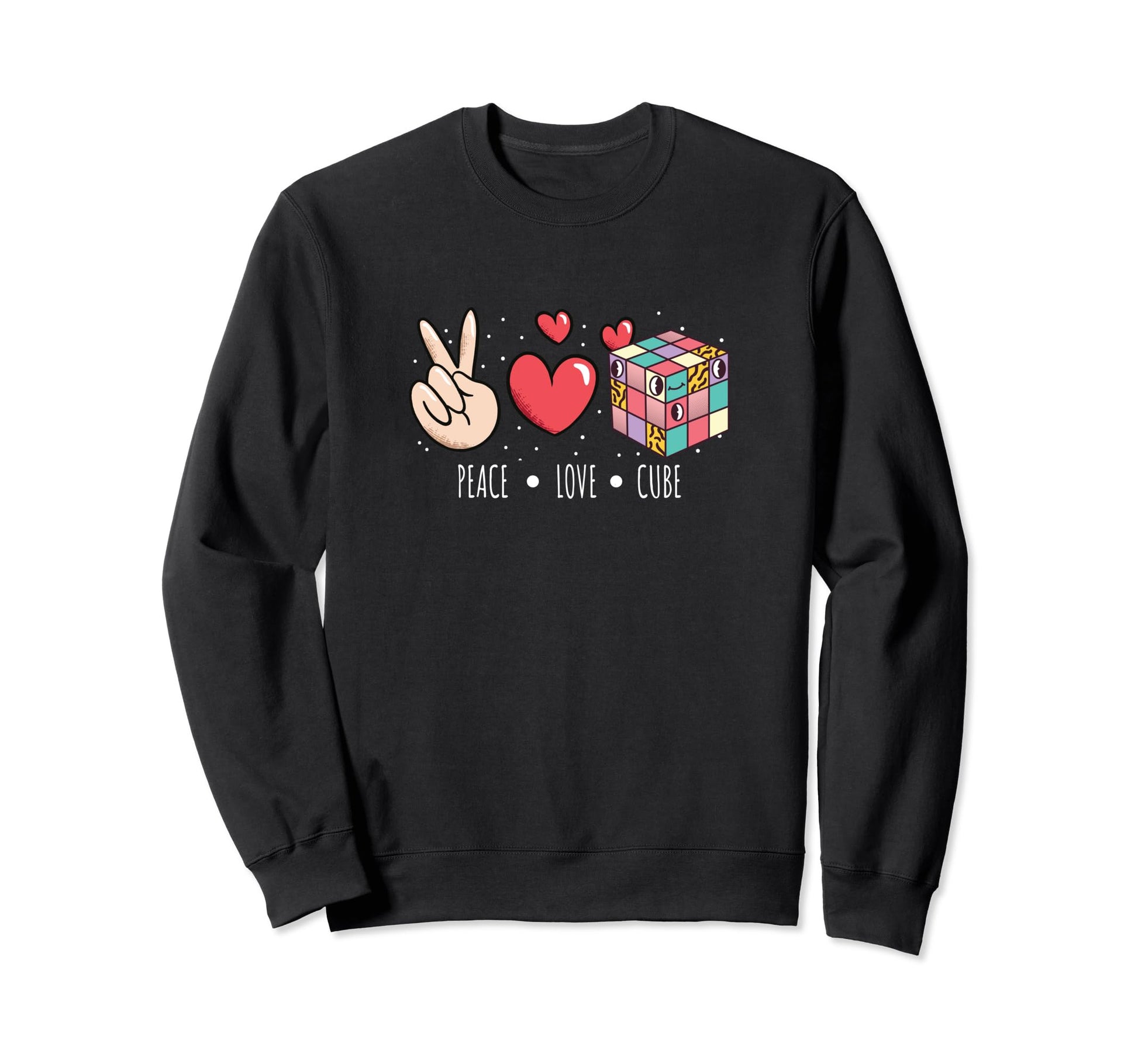 Competitive Puzzle Speed Cubing Math Sweatshirt - Unique Graphic Unisex - T-Shirt, Sweatshirt, Hoodie