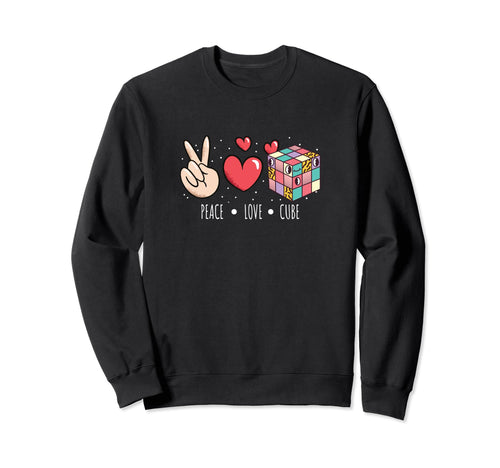 Competitive Puzzle Speed Cubing Math Sweatshirt - Unique Graphic Unisex - T-Shirt, Sweatshirt, Hoodie