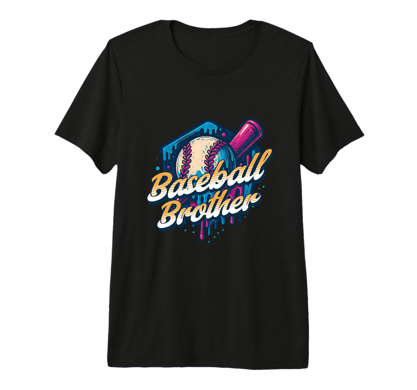 Baseball Brother Birthday Baseball T-Shirt - Casual Everyday Wear Unisex - T-Shirt, Sweatshirt, Hoodie