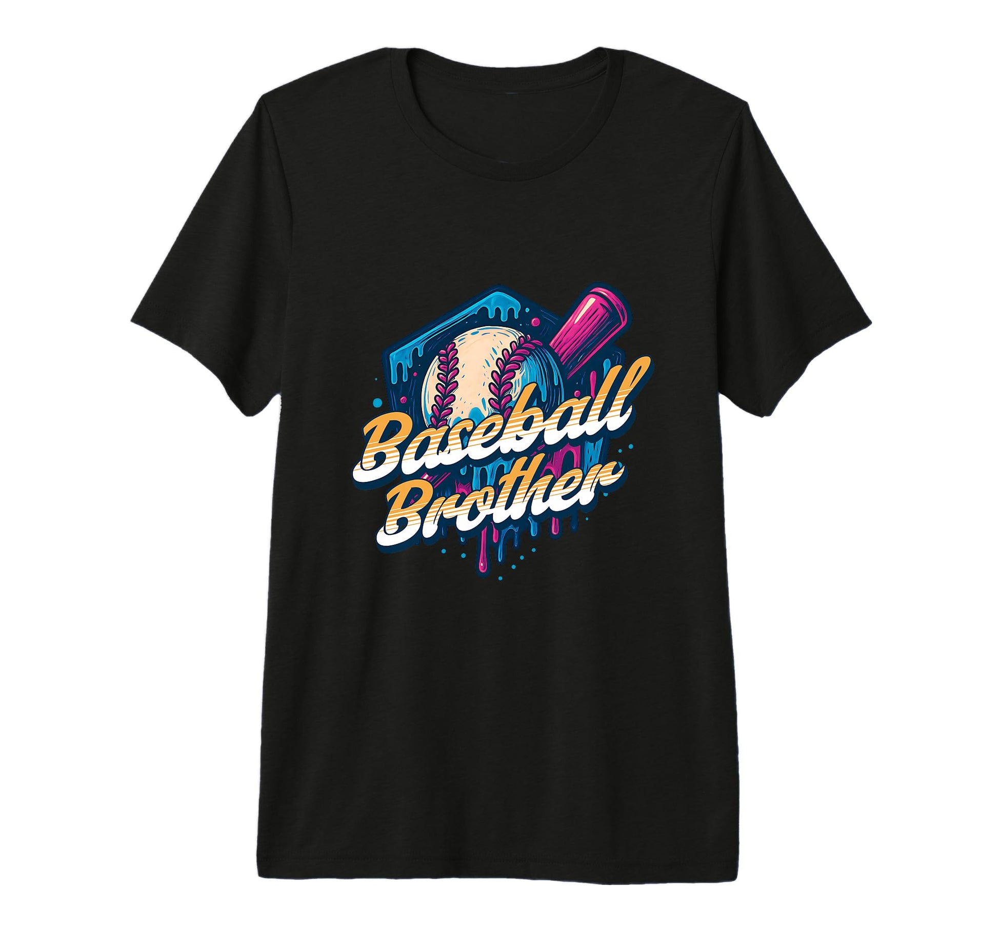 Baseball Brother Birthday Baseball T-Shirt - Casual Everyday Wear Unisex - T-Shirt, Sweatshirt, Hoodie