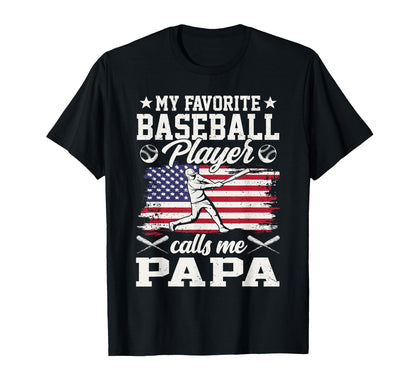 My Favorite Baseball Player Calls Me T-Shirt - Minimalist Print Men Women - T-Shirt, Sweatshirt, Hoodie