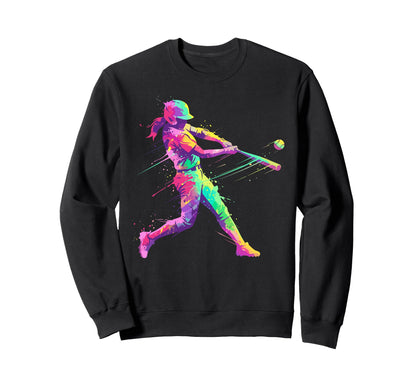 Softball Mom Grandma Aunt Sister Sweatshirt - Fun Novelty Design Unisex - T-Shirt, Sweatshirt, Hoodie