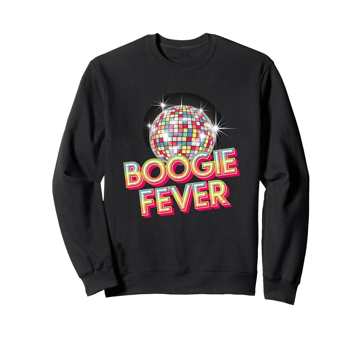 Disco Ball Boogie Fever Sweatshirt - Casual Everyday Wear Men Women - T-Shirt, Sweatshirt, Hoodie