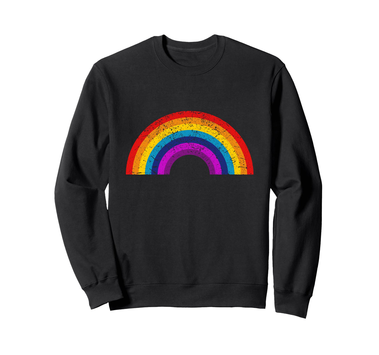 Rainbow Lbgtq 80S Gay Pride Sweatshirt - Graphic Print Unisex - T-Shirt, Sweatshirt, Hoodie