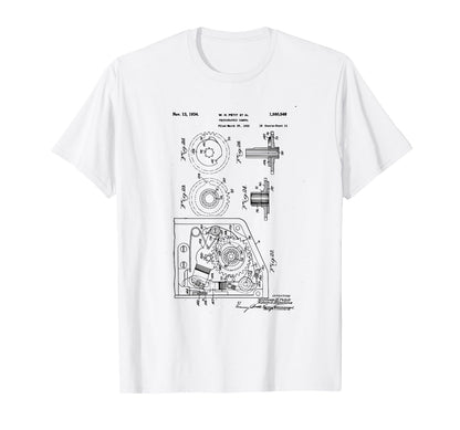 Camera Photographic Patent 1934 Drawing T-Shirt - Fun Novelty Design Unisex - T-Shirt, Sweatshirt, Hoodie