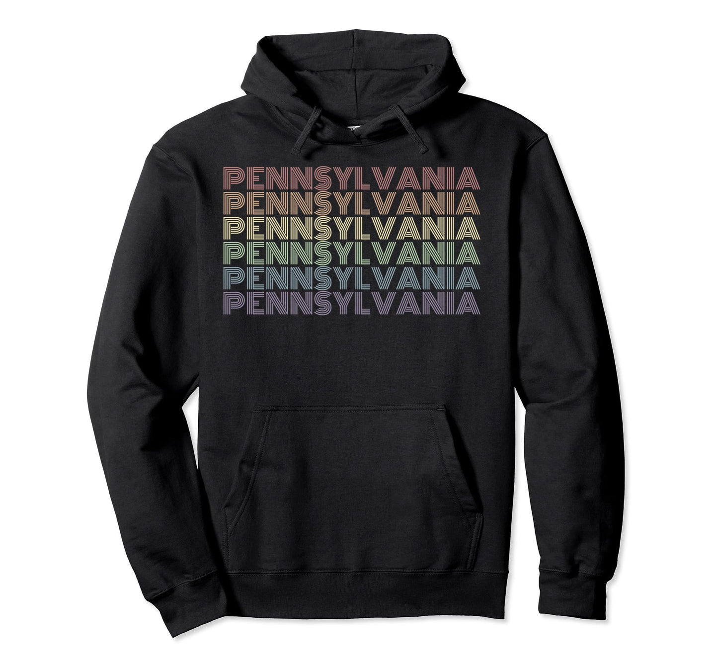 Pennsylvania Gay Pride Lgbt Us State Hoodie - Trendy Graphic for Adults - T-Shirt, Sweatshirt, Hoodie