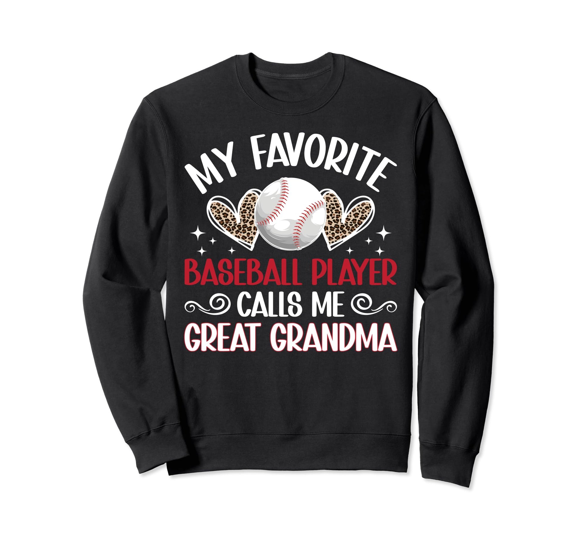 Proud Baseball Great Grandma Sweatshirt - Minimalist Print Men Women - T-Shirt, Sweatshirt, Hoodie