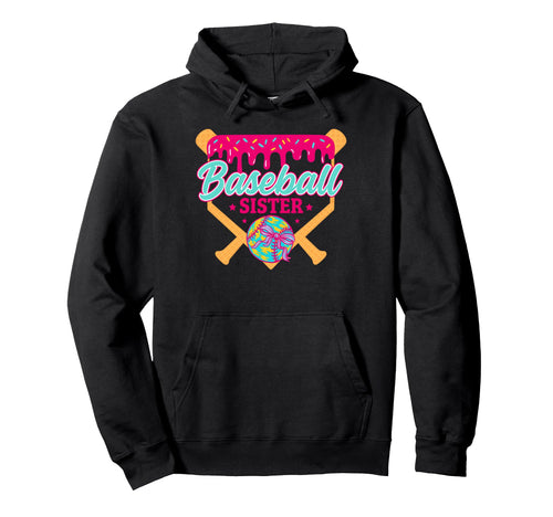 Baseball Sister Drip Ice Cream Hoodie - Custom Art Print Men Women - T-Shirt, Sweatshirt, Hoodie