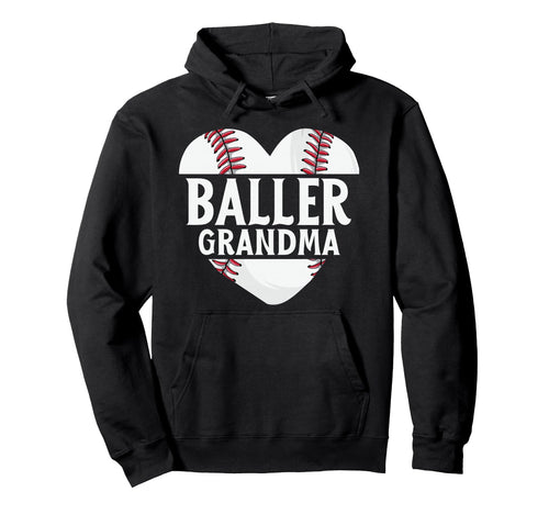 Baseball Grandma Shirts Gift Hoodie - Casual Everyday Wear for Adults - T-Shirt, Sweatshirt, Hoodie
